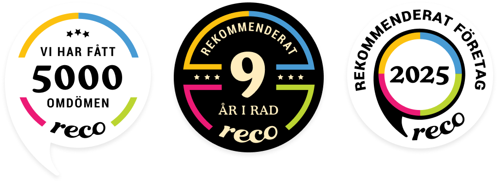 MEX Flyttfirma har fått utmärkelsen Rekommenderat Företag av Reco 8 år i rad